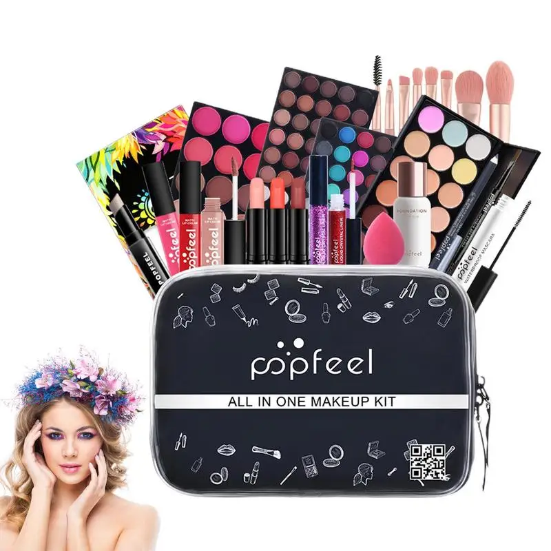 All In One Makeup Kit 24Pcs Makeup Gift Set For Women Full Kit Makeup Bundle Adult Teen Makeup Includes Makeup Brush Set Makeup
All In One Makeup Kit 24Pcs Makeup Gift Set For Women Full Kit Makeup Bundle Adult Teen Makeup Includes Makeup Brush Set Makeup