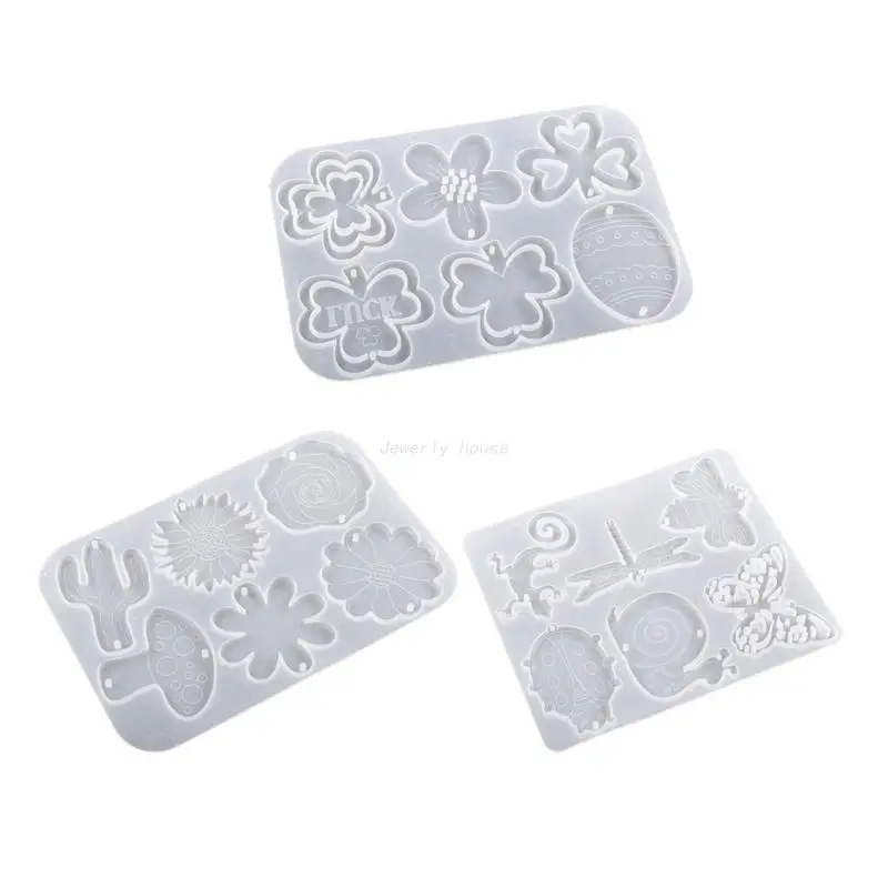 Easter Resin Jewelry Molds DIY Jewelry Casting Mold Clovers Resin Keychain Mold Spring Animal Pendant Charms Molds LXAE
Easter Resin Jewelry Molds DIY Jewelry Casting Mold Clovers Resin Keychain Mold Spring Animal Pendant Charms Molds LXAE