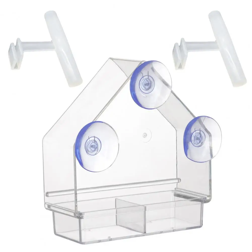 Practical Easy to Clean Convenient Refilling Bird Feeding Tool Hanging Feeder Clear Bird Food Container Garden Supplies
Practical Easy to Clean Convenient Refilling Bird Feeding Tool Hanging Feeder Clear Bird Food Container Garden Supplies