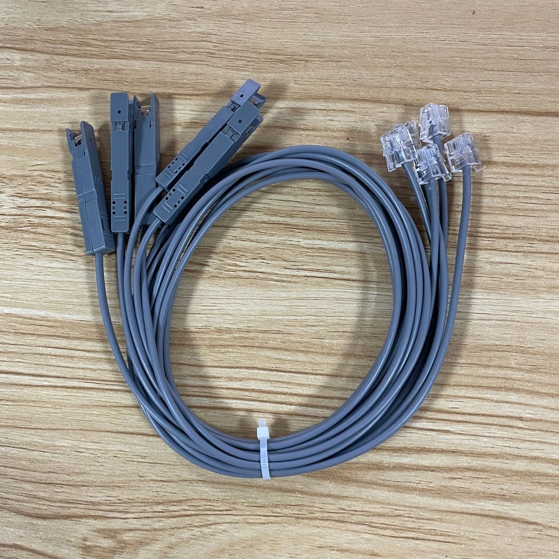 

110 Test Head to Alligator Clip RJ11 RJ45 Voice Test Lead Check Test Cord for 110 Phone Voice Module Telecom Patch Panel 24BB