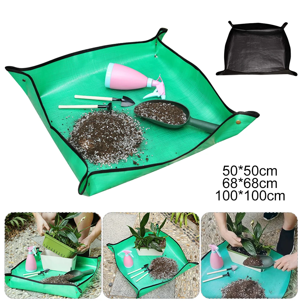 Planting Mat PE Gardening Potting Mats Reusable Garden Transplanting Pad Waterproof Plant Repotting Mat Flower Plant Tray Pads
Planting Mat PE Gardening Potting Mats Reusable Garden Transplanting Pad Waterproof Plant Repotting Mat Flower Plant Tray Pads