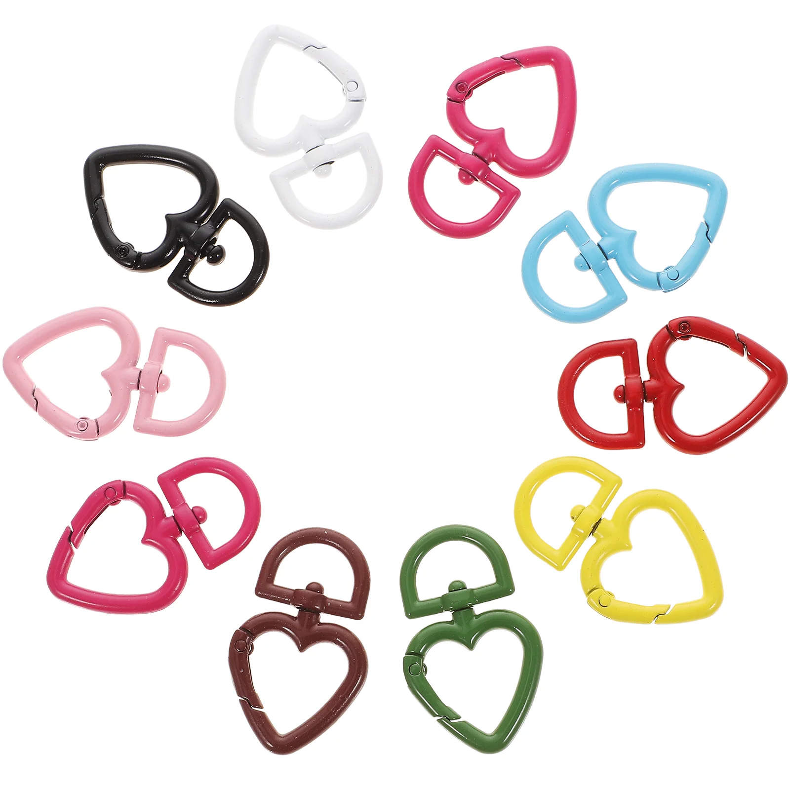 Heart Clasps Keychain Clasp Diy Snap Key Clip Lobster Hookring Collars Dog Handbags Spring Jewelry Accessories Keyring Making
Heart Clasps Keychain Clasp Diy Snap Key Clip Lobster Hookring Collars Dog Handbags Spring Jewelry Accessories Keyring Making