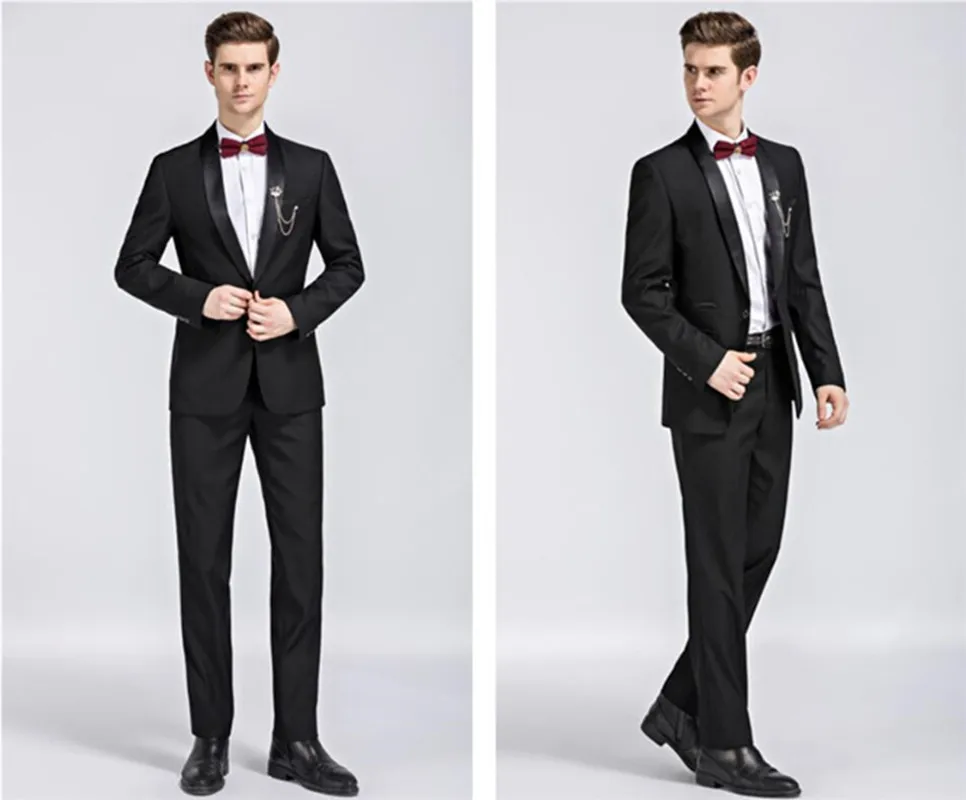 Customize Groom Tuxedos Black Men's Suit Jacket Blazers Halloween Costume Elegant For Luxury Man Suit's For Wedding 038
Customize Groom Tuxedos Black Men's Suit Jacket Blazers Halloween Costume Elegant For Luxury Man Suit's For Wedding 038