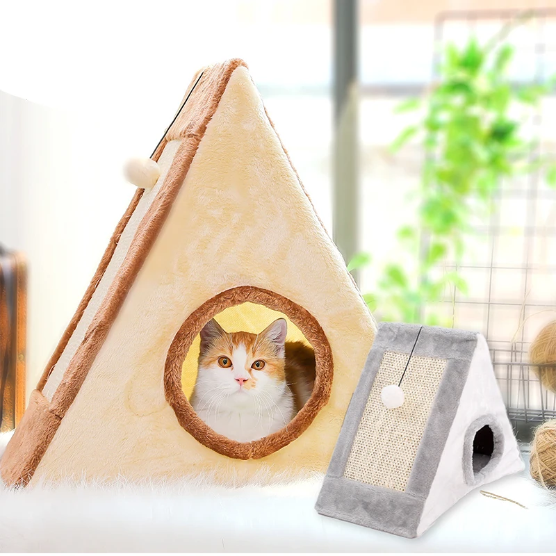 Милая кровать для кошки, теплая треугольная уютная кровать для домашнего питомца, Женская палатка для дома, очень мягкий коврик для маленьк... 
Милая кровать для кошки, теплая треугольная уютная кровать для домашнего питомца, Женская палатка для дома, очень мягкий коврик для маленьк...