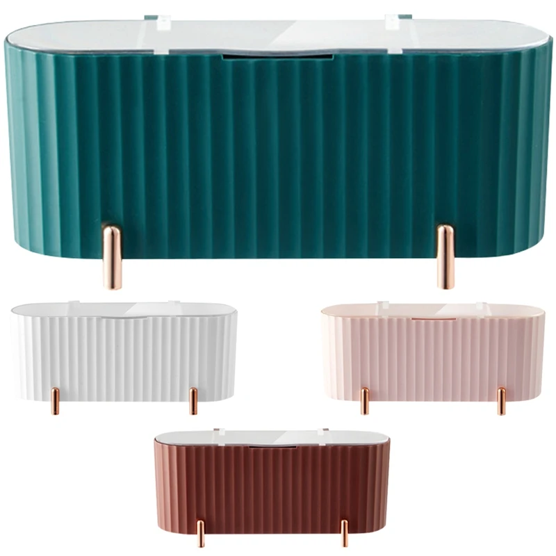 Household Light Luxury Three-Compartment Transparent Dustproof Storage Box With Lid Cosmetics Jewelry Storage Box
Household Light Luxury Three-Compartment Transparent Dustproof Storage Box With Lid Cosmetics Jewelry Storage Box