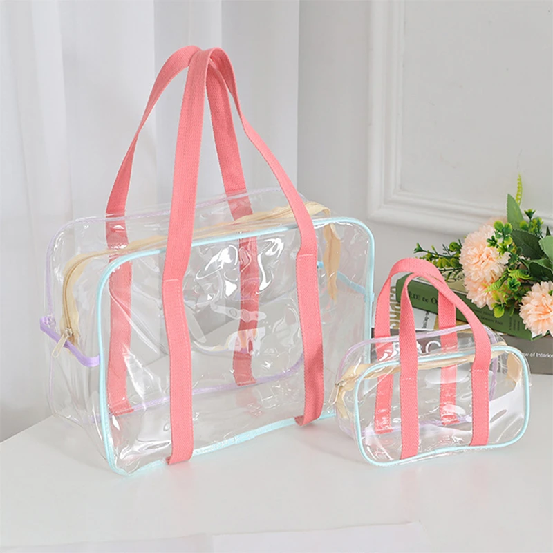 Travel PVC Cosmetic Bags Women Transparent Clear Zipper Makeup Bags Organizer Bath Wash Bag Make Up Tote Handbags Case
Travel PVC Cosmetic Bags Women Transparent Clear Zipper Makeup Bags Organizer Bath Wash Bag Make Up Tote Handbags Case