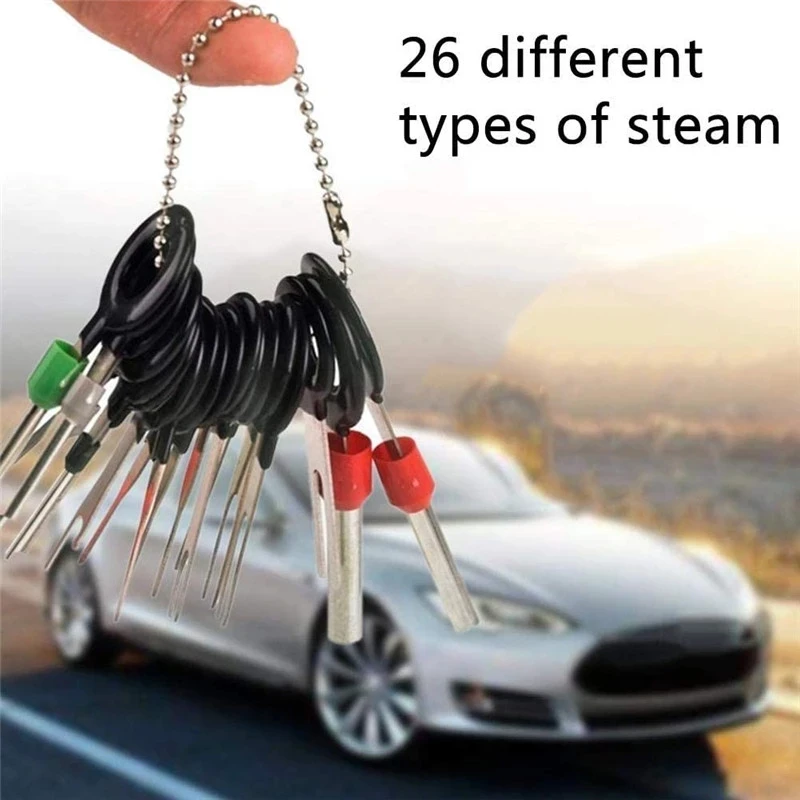 26/3pcs Car Terminal Removal Tool Wire Plug Connector Extractor Puller Release Pin Extractor Kit For CarPlug Repair Tool
26/3pcs Car Terminal Removal Tool Wire Plug Connector Extractor Puller Release Pin Extractor Kit For CarPlug Repair Tool