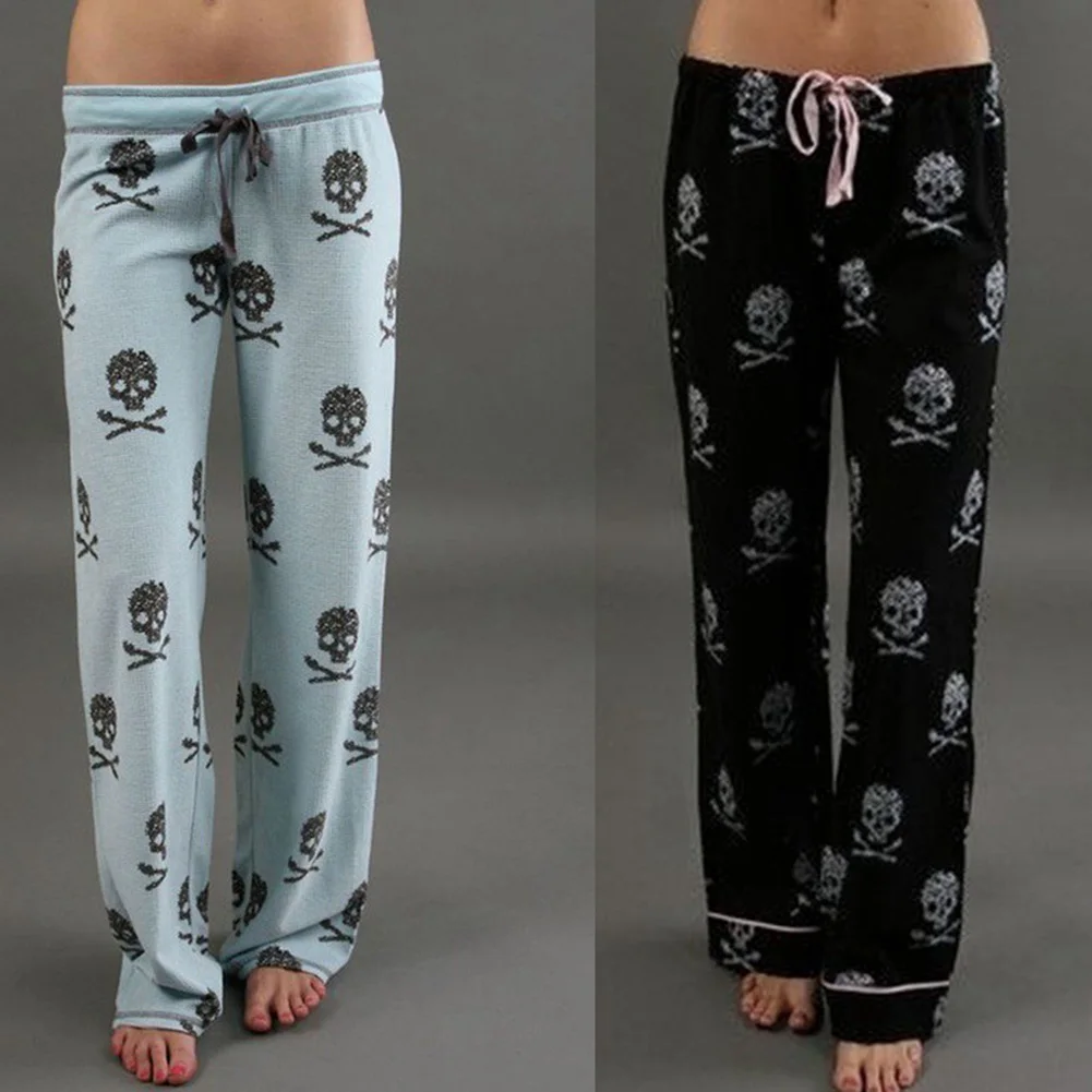 Summer Women Pants Palazzo High Waist Trousers Skull Printed Pajama At Home Casual Palazzo Leggings Trouser Wide Leg Long Pants
Summer Women Pants Palazzo High Waist Trousers Skull Printed Pajama At Home Casual Palazzo Leggings Trouser Wide Leg Long Pants