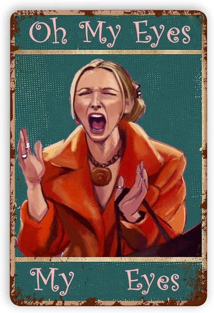 Phoebe Buffay Oh My Eyes My Eyes Fashion Moments You Forgot You Were Obsessed With on Friends Vintage Metal Tin Sign Poster
Phoebe Buffay Oh My Eyes My Eyes Fashion Moments You Forgot You Were Obsessed With on Friends Vintage Metal Tin Sign Poster