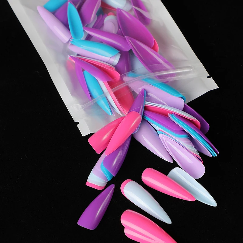 100pcs/bag Solid Color Full Cover Long Stiletto Nails Tips Manicure Press on False Nail Nat Tips Supplies French Nail Tips
100pcs/bag Solid Color Full Cover Long Stiletto Nails Tips Manicure Press on False Nail Nat Tips Supplies French Nail Tips