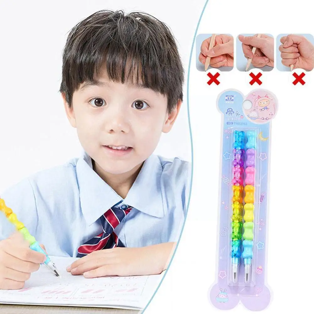 Creative Cartoon Student Building Block Pencils Detachable Easy-to-use Pencil Multi-Purpose Pencil Sharpen Stationery Free B9B5
Creative Cartoon Student Building Block Pencils Detachable Easy-to-use Pencil Multi-Purpose Pencil Sharpen Stationery Free B9B5