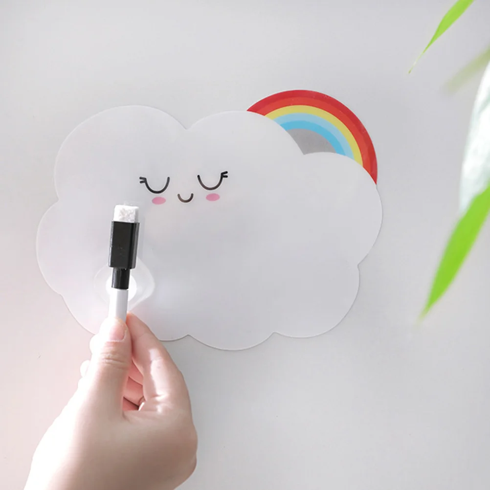 1 pc Fridge Reminder Rainbow Cloud Erasable Whiteboard Sheet Message Board Sticker for Restaurant
1 pc Fridge Reminder Rainbow Cloud Erasable Whiteboard Sheet Message Board Sticker for Restaurant