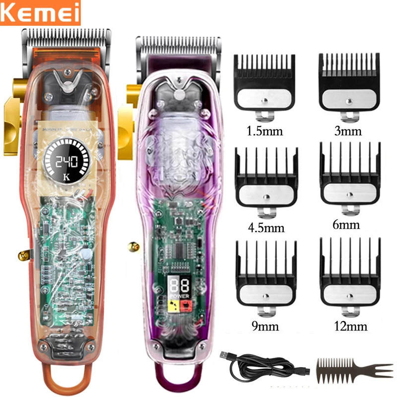 Kemei Electric Hair Clipper for Men electric hair trimmer Professional Hair Cutting Machine cordless Cutter Wireless Hair Cutter
Kemei Electric Hair Clipper for Men electric hair trimmer Professional Hair Cutting Machine cordless Cutter Wireless Hair Cutter