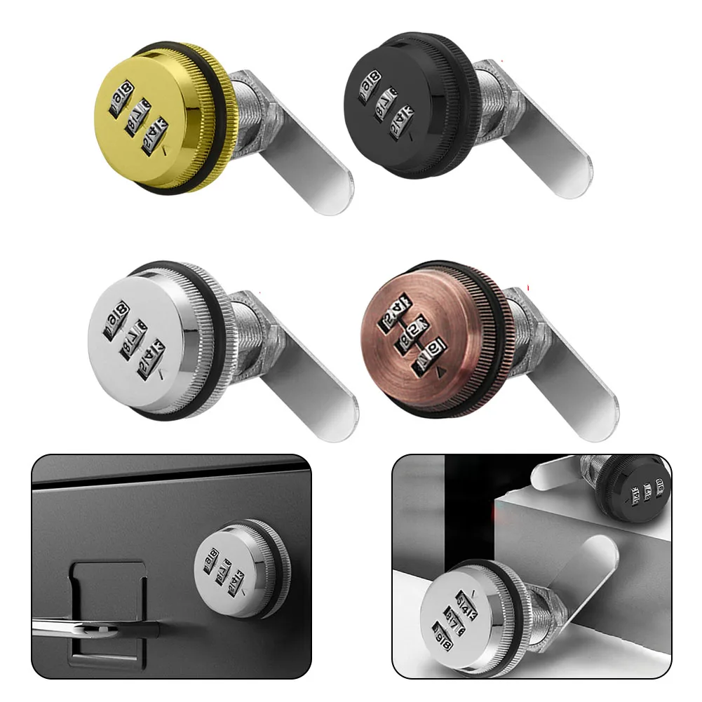 3 Digit Security Password Drawer Cam Lock Combination Coded Cabinet Door Lock Furniture Hardware Zinc Alloy Mail Box Lock
3 Digit Security Password Drawer Cam Lock Combination Coded Cabinet Door Lock Furniture Hardware Zinc Alloy Mail Box Lock