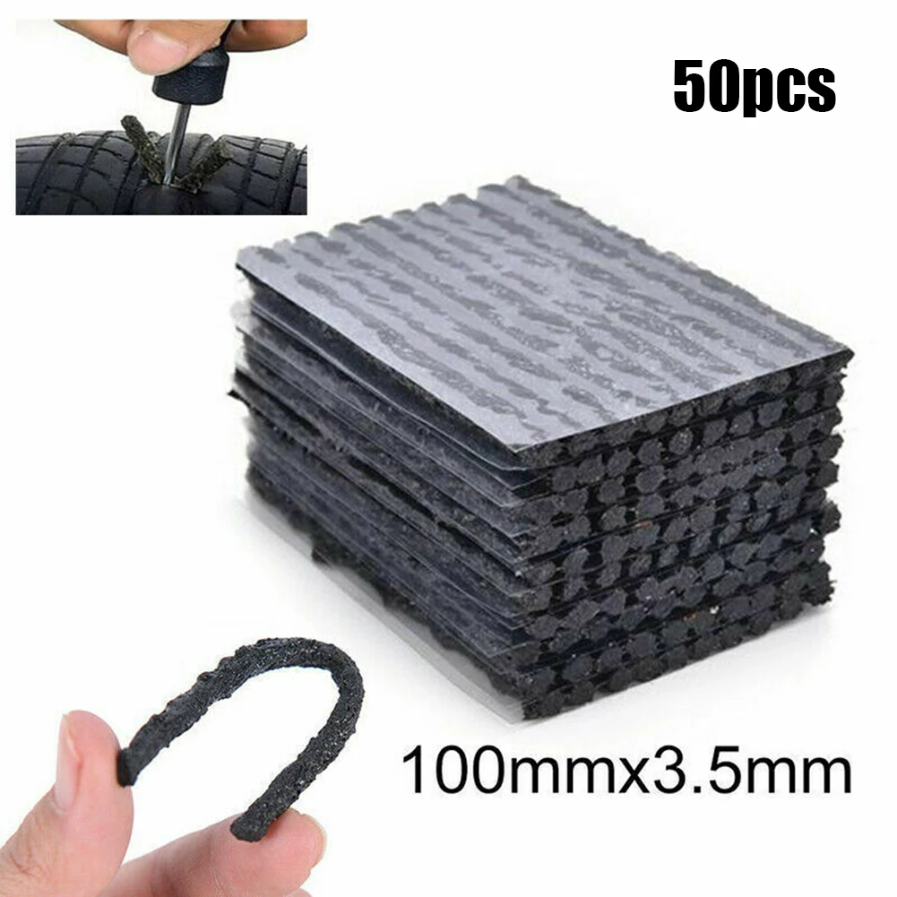 50pcs Car Tubeless Tire Repair Strips For Tyre Puncture Emergency Car Motorcycle Bike Rubber Strips Tire Repair Tools
50pcs Car Tubeless Tire Repair Strips For Tyre Puncture Emergency Car Motorcycle Bike Rubber Strips Tire Repair Tools