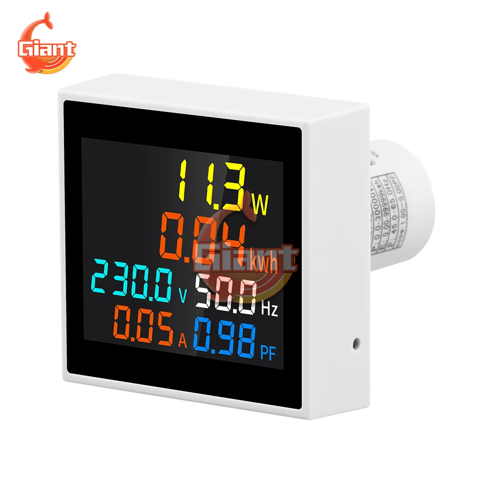 6IN1 50-300V 50/60Hz Square Voltmeter Ammeter Ampere Current Voltage Hertz Frequency Energy Meter kWh Signal Light Indicator
6IN1 50-300V 50/60Hz Square Voltmeter Ammeter Ampere Current Voltage Hertz Frequency Energy Meter kWh Signal Light Indicator