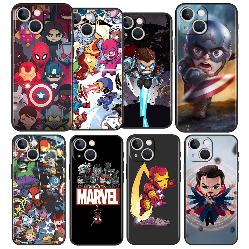 Marvel Cartoon Heros Phone Case For Apple iPhone 14 13 12 11 Pro Max Mini XS Max X XR 7 8 Plus 5S Silicone Black Shell
Marvel Cartoon Heros Phone Case For Apple iPhone 14 13 12 11 Pro Max Mini XS Max X XR 7 8 Plus 5S Silicone Black Shell