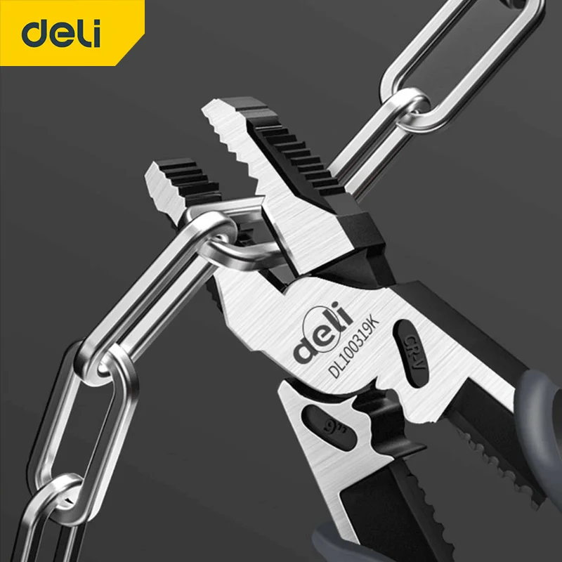 DeLi Universal Wire Cutter Diagonal Pliers Crimping Pliers Needle Nose Pliers Multifunctional Hardware Hand Tools Electrician
DeLi Universal Wire Cutter Diagonal Pliers Crimping Pliers Needle Nose Pliers Multifunctional Hardware Hand Tools Electrician