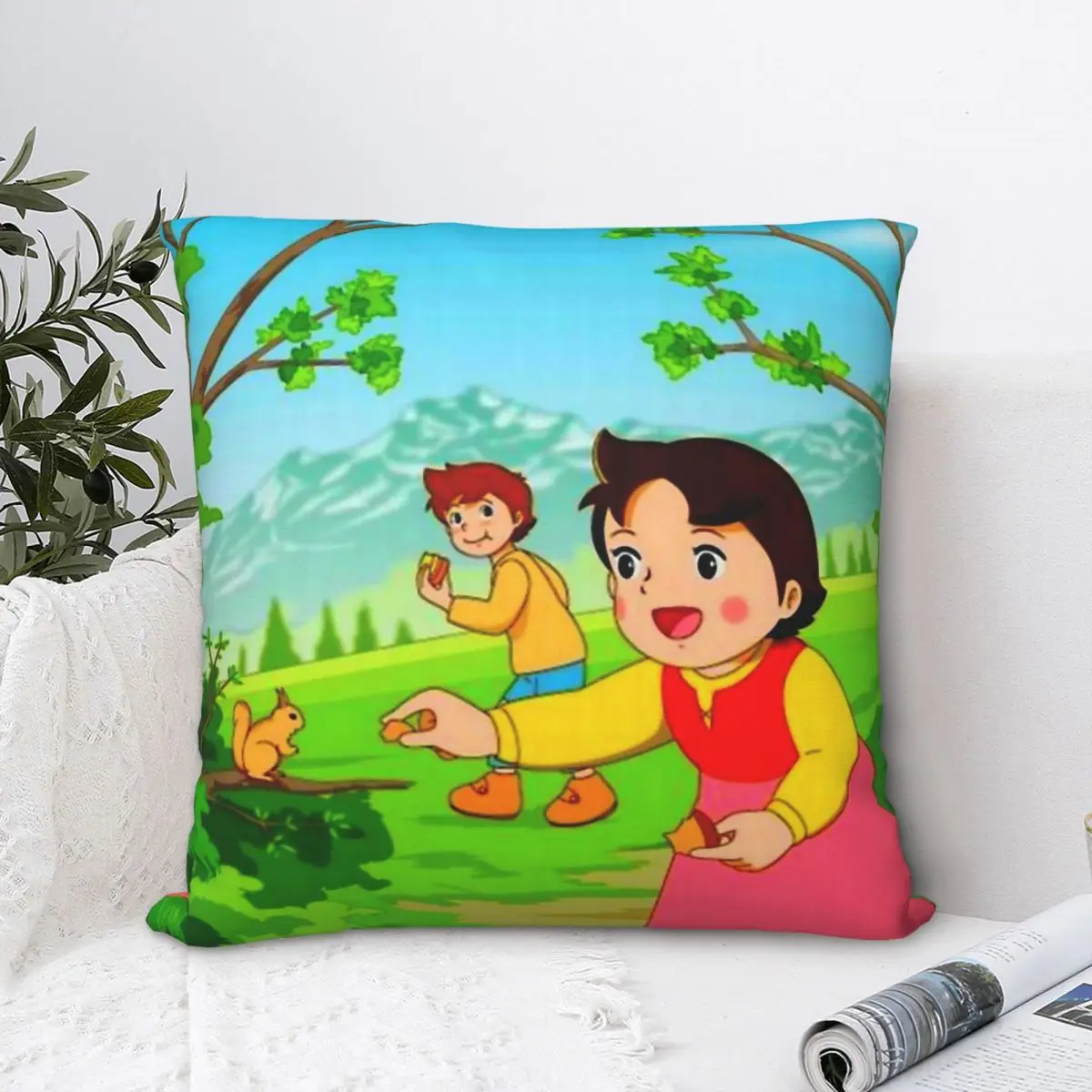 Heidi Discovers A Squirrel Polyester Cushion Cover Bedroom Office Decorative Washable Hug Pillowcase
Heidi Discovers A Squirrel Polyester Cushion Cover Bedroom Office Decorative Washable Hug Pillowcase