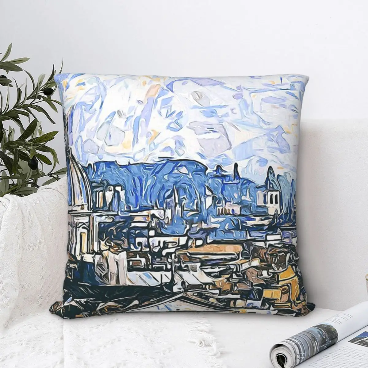 Cityscape Blue Throw Pillow Case Ancient Rome Cushion Home Sofa Chair Print Decorative Hug Pillowcase
Cityscape Blue Throw Pillow Case Ancient Rome Cushion Home Sofa Chair Print Decorative Hug Pillowcase