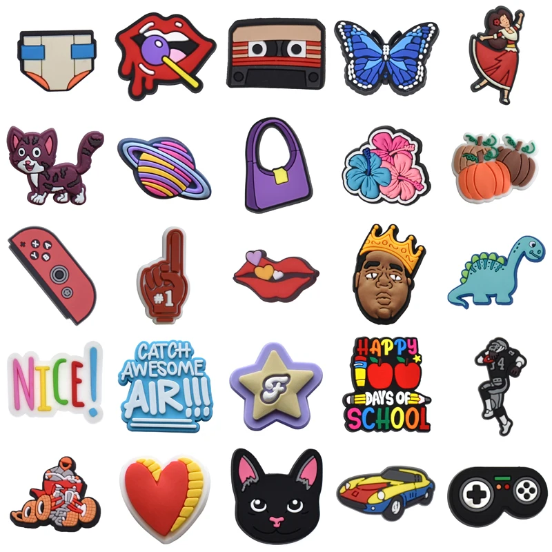 Packs Para Pins Girl Boy Women Charm Kids Men Shoes Accessories Wholesale Bulk Gifts Decorations for Crocs Shoe Charms Set Jeans
Packs Para Pins Girl Boy Women Charm Kids Men Shoes Accessories Wholesale Bulk Gifts Decorations for Crocs Shoe Charms Set Jeans
