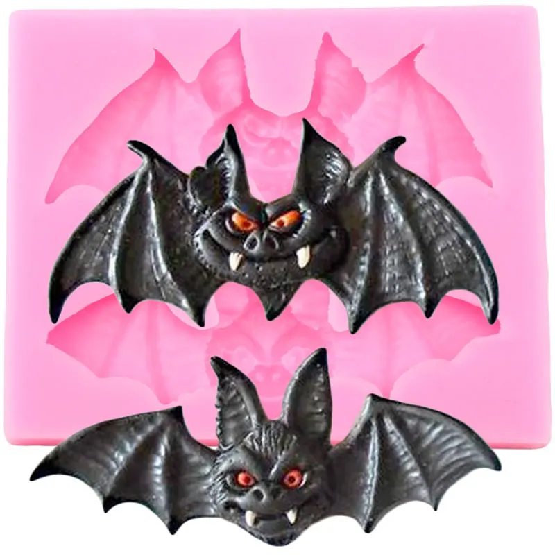 Bat Silicone Mold Halloween Cupcake Topper Fondant Cake Decorating Tools Chocolate Gumpaste Moulds Polymer Clay Candy Molds
Bat Silicone Mold Halloween Cupcake Topper Fondant Cake Decorating Tools Chocolate Gumpaste Moulds Polymer Clay Candy Molds