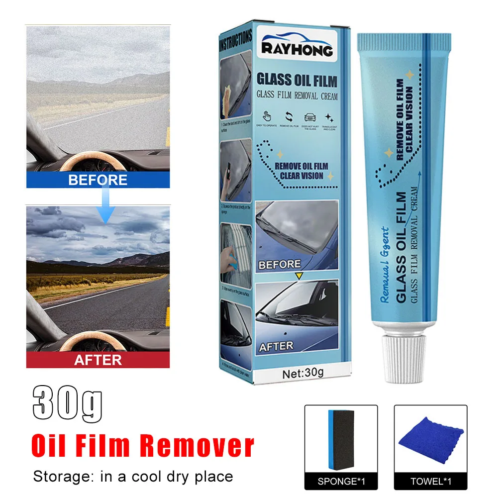 Auto Car Glass Oil Film Remover Glass Film Polishing Cleaner Agent Windshield Glass Window Cleaning Liquid with Sponge Towel
Auto Car Glass Oil Film Remover Glass Film Polishing Cleaner Agent Windshield Glass Window Cleaning Liquid with Sponge Towel