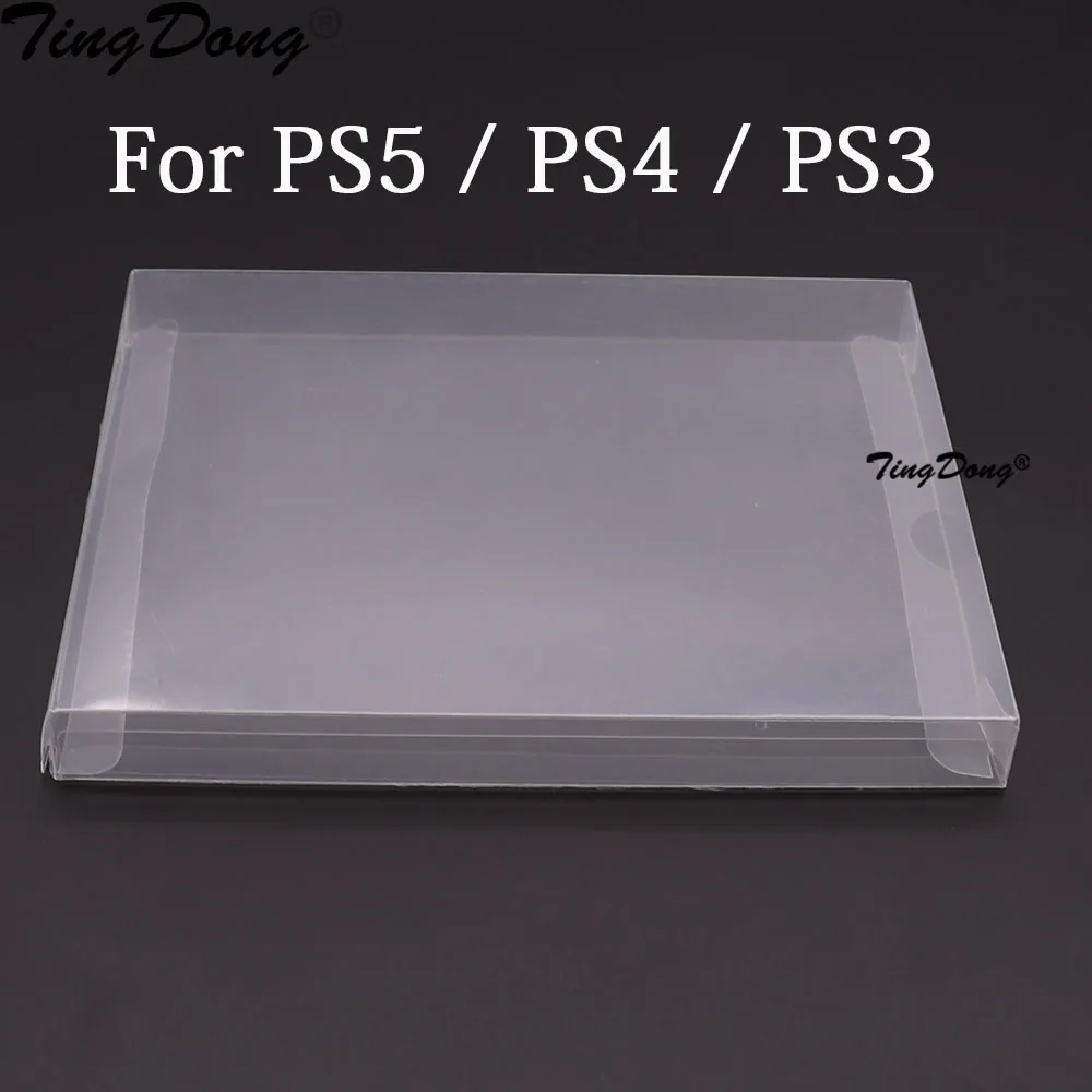 TingDong 5pcs Clear transparent box cover For PS5 For PS4 For PS3 game card collection display storage PET protective box
TingDong 5pcs Clear transparent box cover For PS5 For PS4 For PS3 game card collection display storage PET protective box
