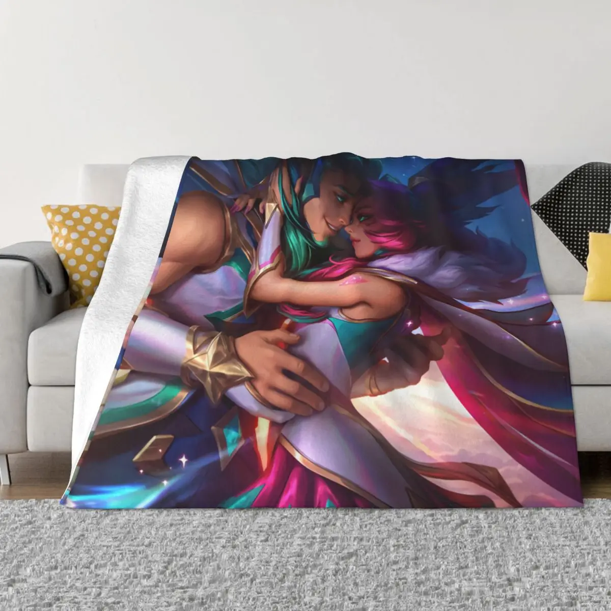 LOL League of Legends Game Star Guardian xaya Rakan, портативные теплые Пледы для постельного белья, путешествий
LOL League of Legends Game Star Guardian xaya Rakan, портативные теплые Пледы для постельного белья, путешествий