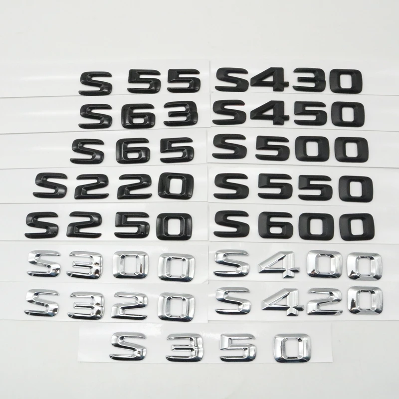 Glossy Black Rear Trunk Logo Emblem For Mercedes Benz W220 W221 S55 S63 S65 S350 S600 S400 S220 S430 S500 S550 S320 S420
Glossy Black Rear Trunk Logo Emblem For Mercedes Benz W220 W221 S55 S63 S65 S350 S600 S400 S220 S430 S500 S550 S320 S420
