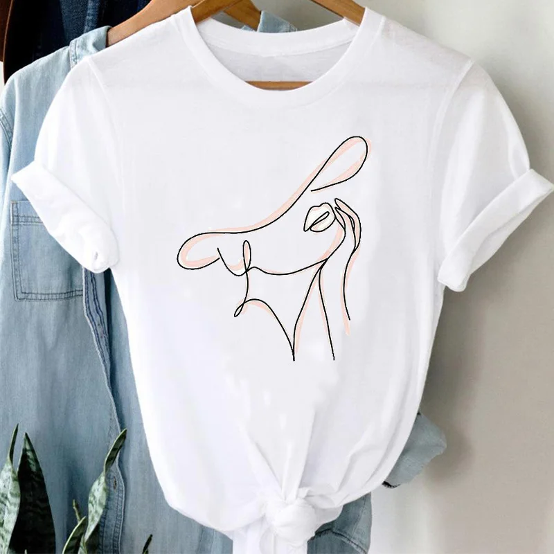 T-shirts Women Cartoon Elegant Ladies Summer Short Sleeve Fashion Clothes Graphic T Tshirt Top Lady Print Female Tee T-Shirt
T-shirts Women Cartoon Elegant Ladies Summer Short Sleeve Fashion Clothes Graphic T Tshirt Top Lady Print Female Tee T-Shirt