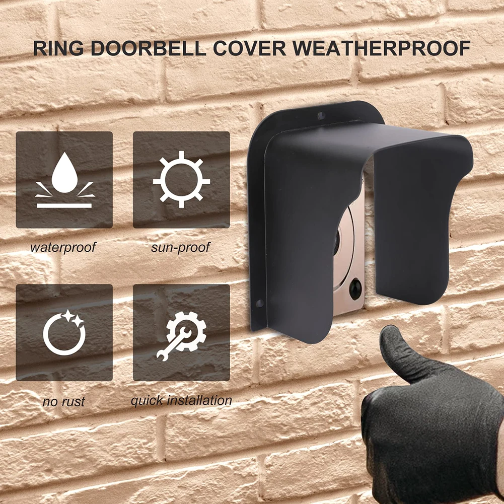 Ring Video Doorbell Rain Cover Sun Shade Shield Hood 3 Sided Protection Metal Waterproof Doorbell Cover For Cameras Door Lock
Ring Video Doorbell Rain Cover Sun Shade Shield Hood 3 Sided Protection Metal Waterproof Doorbell Cover For Cameras Door Lock