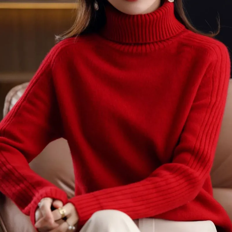 Winter Sweater Women 2023 New Pullover Sweaters Turtleneck Womens Clothing Pullovers Loose Fashion Tops Knitwear Elegant Jumper
Winter Sweater Women 2023 New Pullover Sweaters Turtleneck Womens Clothing Pullovers Loose Fashion Tops Knitwear Elegant Jumper