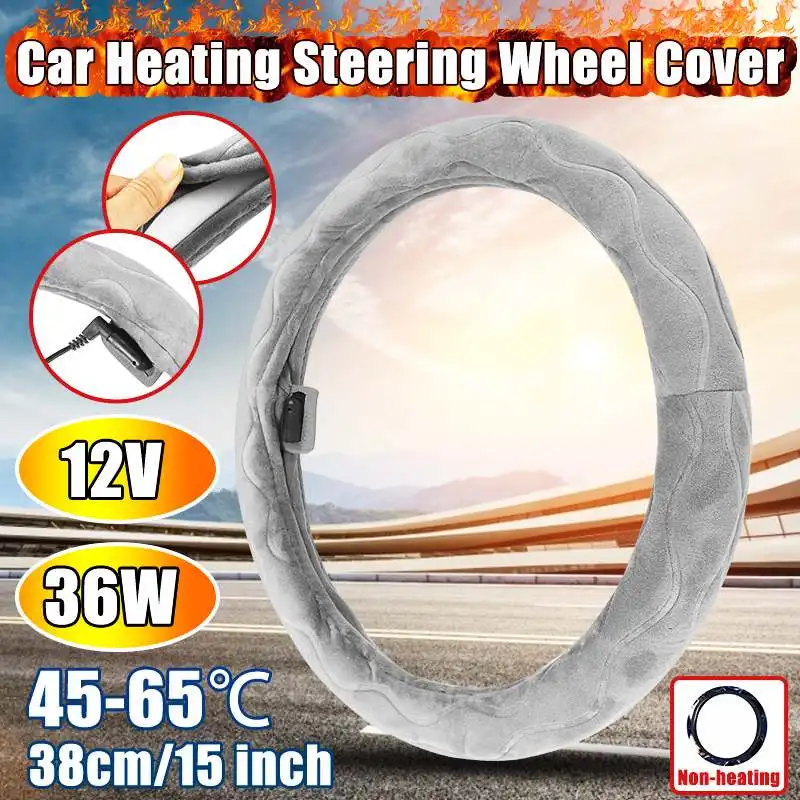 12V Electric Steering Wheel Cover Car Heating Steering Wheel Cover Universal 38cm
12V Electric Steering Wheel Cover Car Heating Steering Wheel Cover Universal 38cm