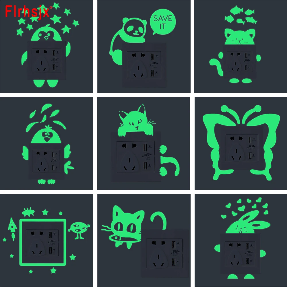 Luminous Cartoon Switch Sticker Glow in the Dark Cat Sticker Fluorescent Fairy Moon Stars Sticker Kid Room Decoration Home Decor
Luminous Cartoon Switch Sticker Glow in the Dark Cat Sticker Fluorescent Fairy Moon Stars Sticker Kid Room Decoration Home Decor