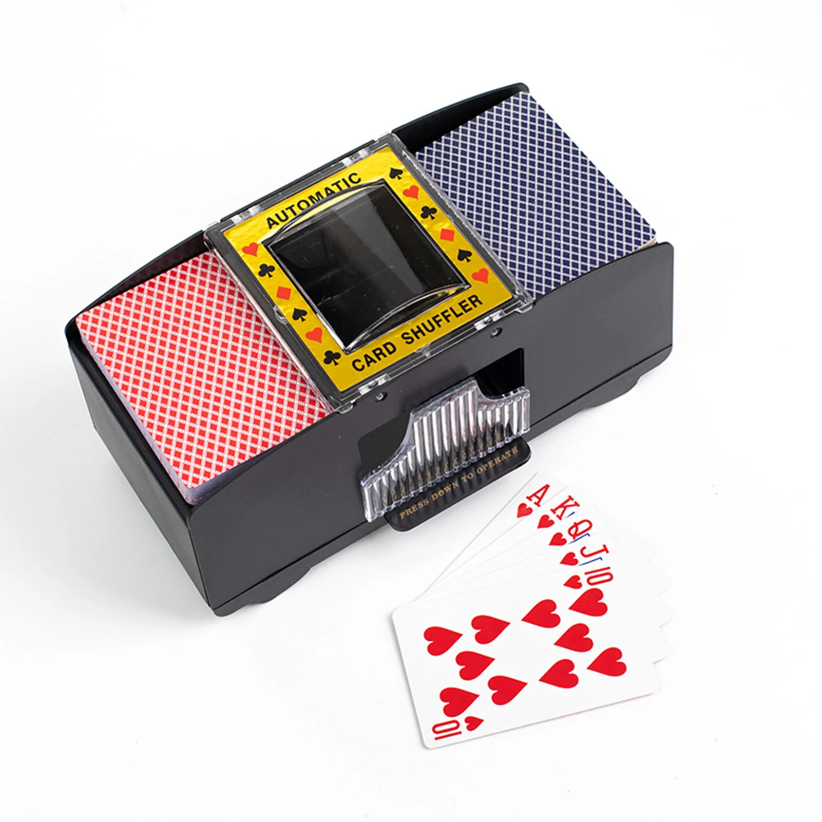 Mixed Poker Shuffler Automatic Card Shuffler Of Playing Card Easy To Use Dealing Machine Board Game Entertainment Props
Mixed Poker Shuffler Automatic Card Shuffler Of Playing Card Easy To Use Dealing Machine Board Game Entertainment Props