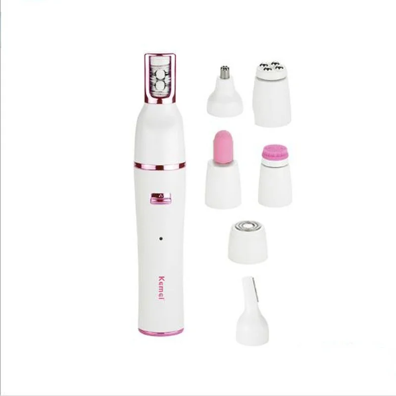 lady Shaver KM-2189 electric shaver 7in 1 Multifunctional cleanbrush Nose trimmer eyebrow trimmer epilator nail polisher
lady Shaver KM-2189 electric shaver 7in 1 Multifunctional cleanbrush Nose trimmer eyebrow trimmer epilator nail polisher