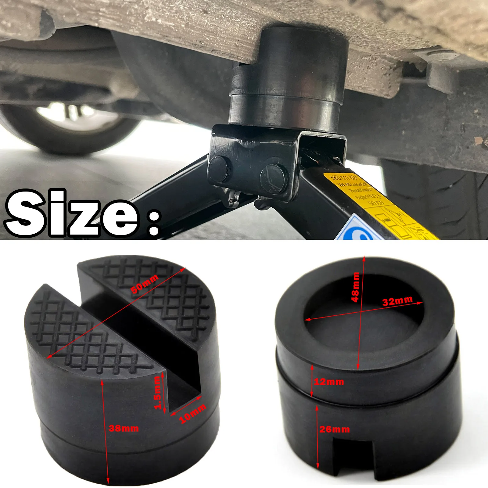 Universal Car Lift Jack Stand Rubber Pads Frame Protector Adapter Floor Slotted Car Jack Rubber Pad For Lexus Subaru Fiat Volvo
Universal Car Lift Jack Stand Rubber Pads Frame Protector Adapter Floor Slotted Car Jack Rubber Pad For Lexus Subaru Fiat Volvo