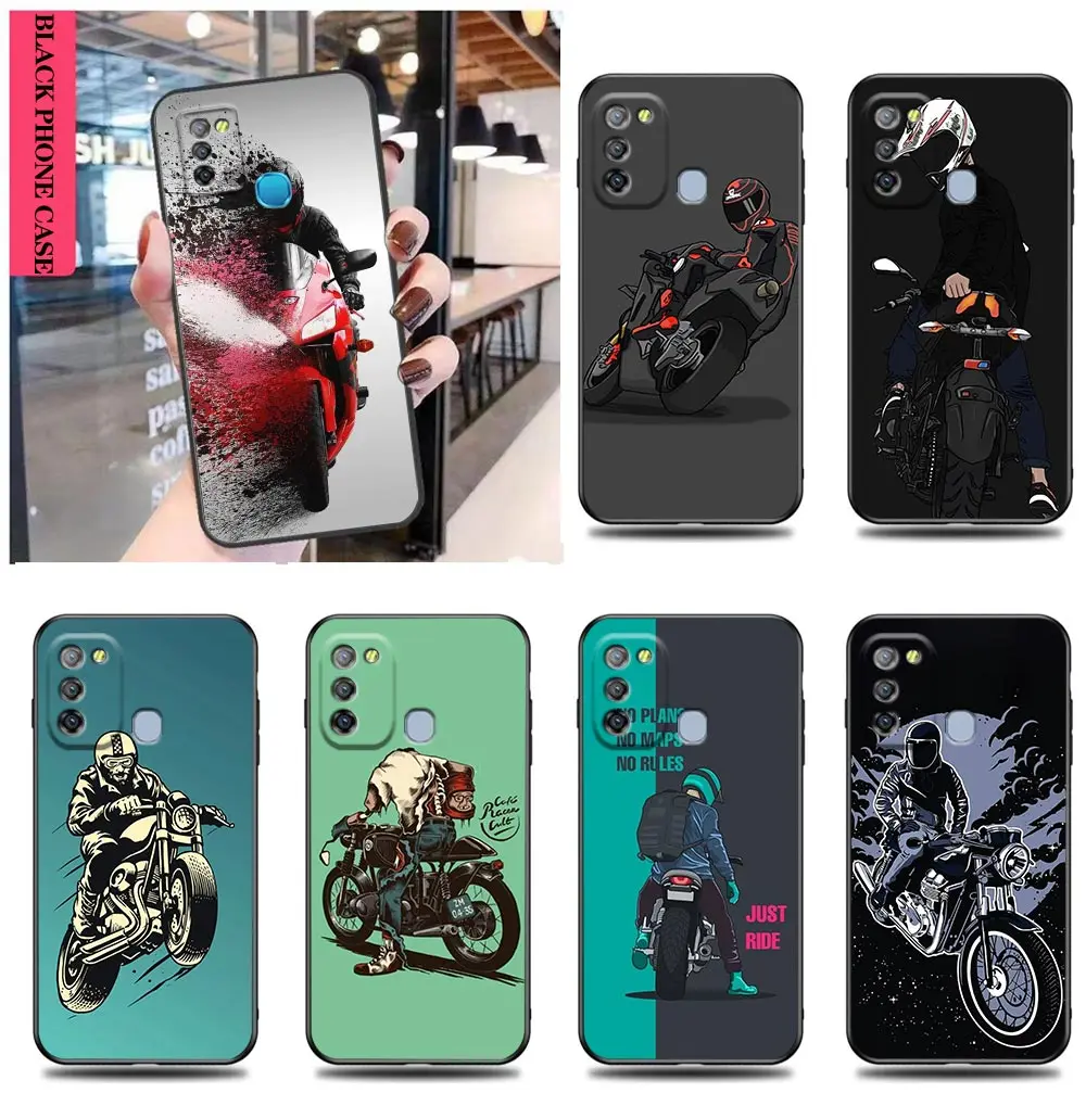 Case for Tecno Infinix Note SPARK Hot 8 9 10 10i 10S 11 11S 8i S5 SMART 4 5 6 POVA2 GO Pro AIR Case Capa Cool Motorcycle Rider
Case for Tecno Infinix Note SPARK Hot 8 9 10 10i 10S 11 11S 8i S5 SMART 4 5 6 POVA2 GO Pro AIR Case Capa Cool Motorcycle Rider