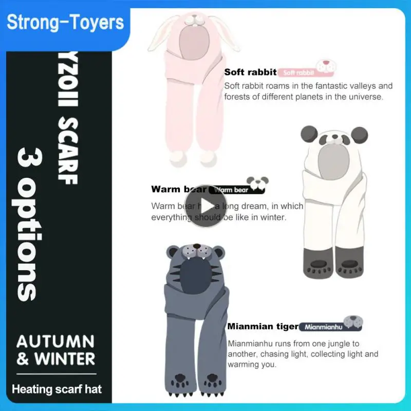 Winter Cute Children Cartoon Scarves Balaclava Hood Beanies Double Fur Warm Boy Girl Baby Child Baby Hat Mask Streetwear Gloves
Winter Cute Children Cartoon Scarves Balaclava Hood Beanies Double Fur Warm Boy Girl Baby Child Baby Hat Mask Streetwear Gloves