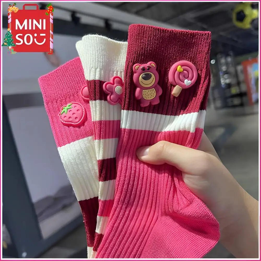 New Miniso Lotso Socks Cute Cartoon Women's Fashionable Mid Tube Socks Winter Trend Versatile Pink Stockings Christmas Present
New Miniso Lotso Socks Cute Cartoon Women's Fashionable Mid Tube Socks Winter Trend Versatile Pink Stockings Christmas Present