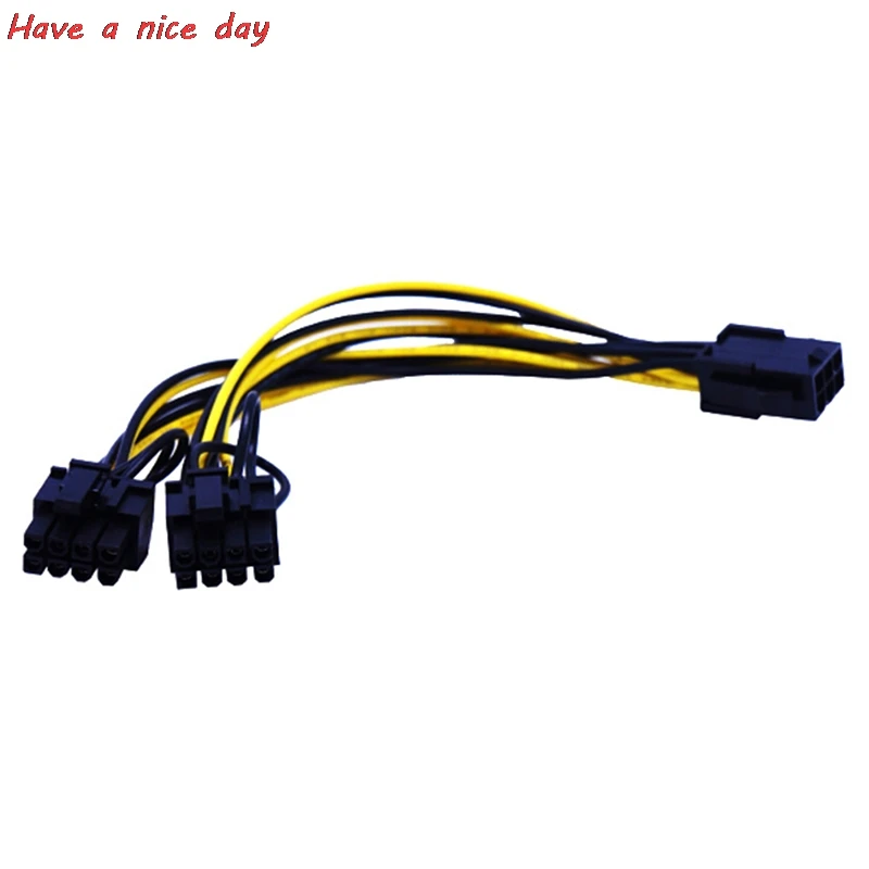 Кабели для майнинга ЦП 8Pin для видеокарты Dual PCI-E PCIe 8Pin ( 6Pin + 2Pin) разветвитель питания кабель Шнур
Кабели для майнинга ЦП 8Pin для видеокарты Dual PCI-E PCIe 8Pin ( 6Pin + 2Pin) разветвитель питания кабель Шнур