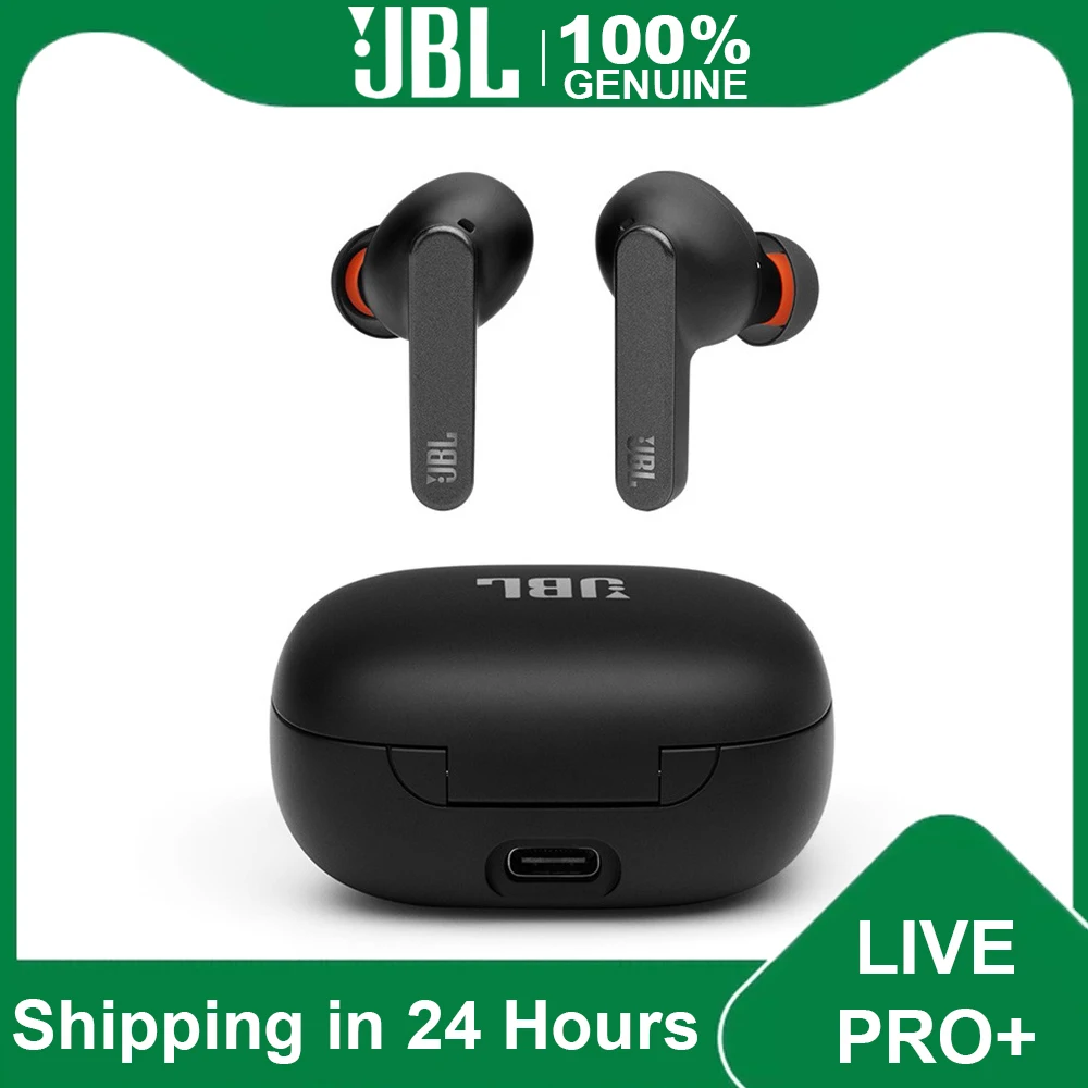 

JBL LIVE PRO + TWS наушники с шумоподавлением Bluetooth 5,0 умные спортивные наушники-вкладыши водонепроницаемые стерео гарнитура для звонков Беспроводная зарядка