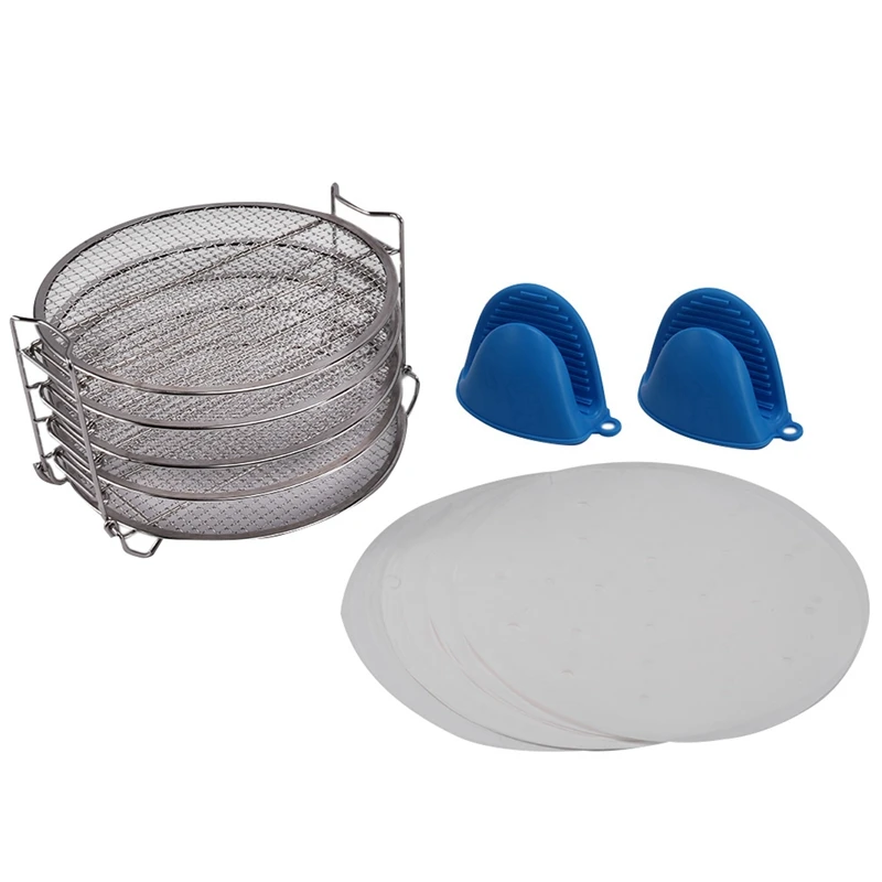 5 Tier Dehydrator Stand For Ninja Foodi Pressure Cooker And Air Fryer, Stainless Steel Dehydrator Rack(6.5/8 Qt) 
5 Tier Dehydrator Stand For Ninja Foodi Pressure Cooker And Air Fryer, Stainless Steel Dehydrator Rack(6.5/8 Qt)