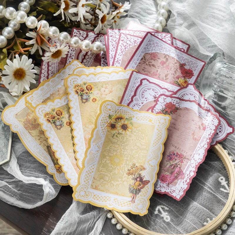 20 Sheets Forest Elf Series Flower Fairy Material Paper Creative DIY Flower Writing Paper Collage Memo Pad Decor Stationary
20 Sheets Forest Elf Series Flower Fairy Material Paper Creative DIY Flower Writing Paper Collage Memo Pad Decor Stationary