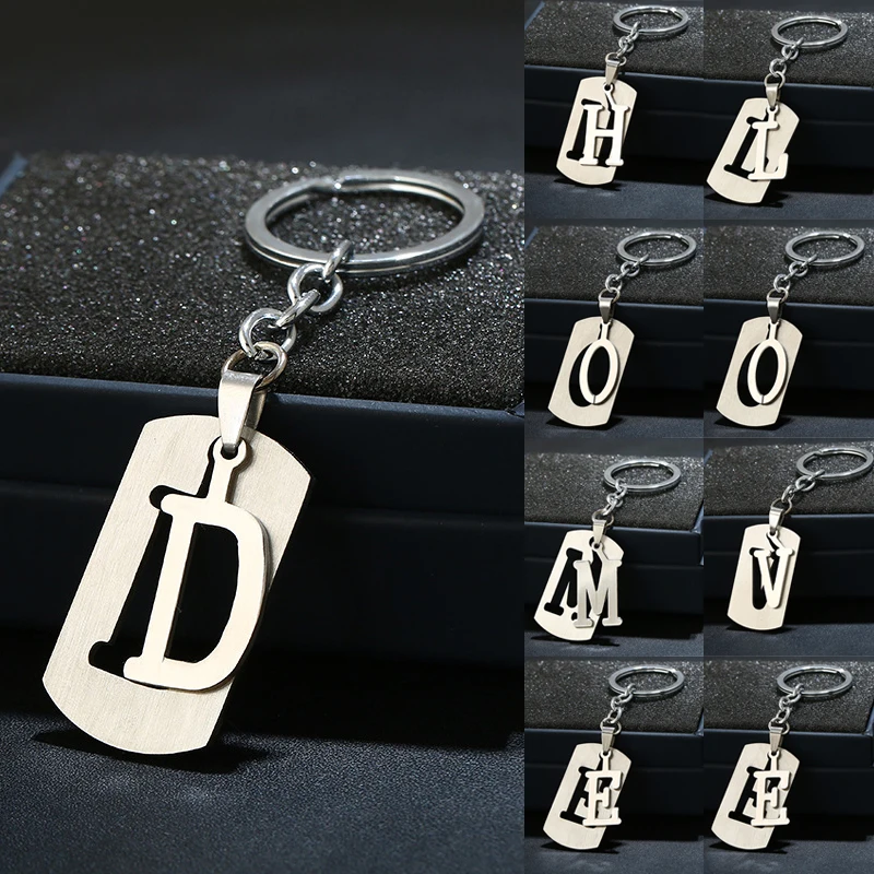 DIY A-Z Letters Key Chain for Name Silver Color Steel Keychain for Women Men Car Key Ring Key Holder Party Gift Jewelry Llavero
DIY A-Z Letters Key Chain for Name Silver Color Steel Keychain for Women Men Car Key Ring Key Holder Party Gift Jewelry Llavero