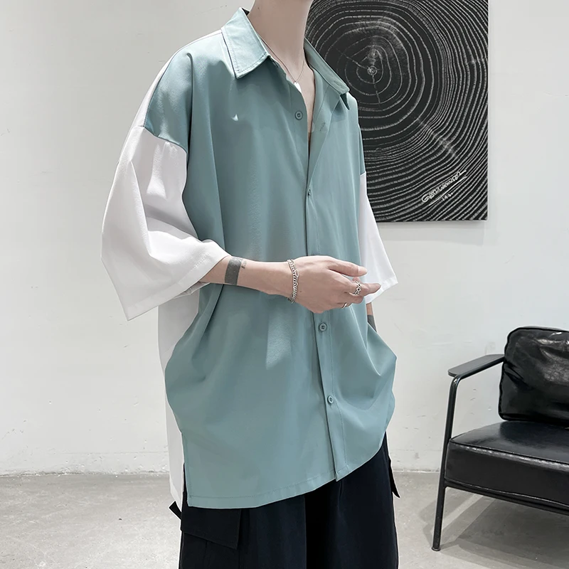New Three Quarter Mens Shirts Oversize Fashion Casual Blouses Tops Harajuku Cardigan Clothing
New Three Quarter Mens Shirts Oversize Fashion Casual Blouses Tops Harajuku Cardigan Clothing