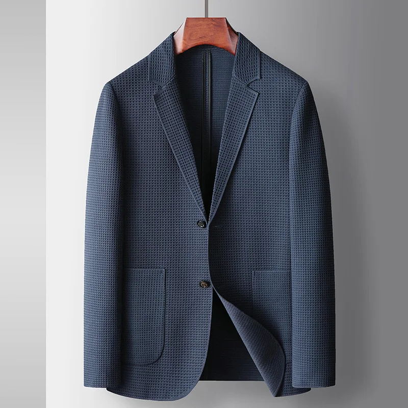 

6497-R-осенний мужской деловой костюм с двумя кнопками, индивидуальный облегающий профессиональный костюм