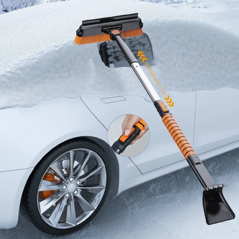 Windscreen Snow Brush with Ice Scraper Long Reach Handle for Car Van-Lorry Truck
Windscreen Snow Brush with Ice Scraper Long Reach Handle for Car Van-Lorry Truck