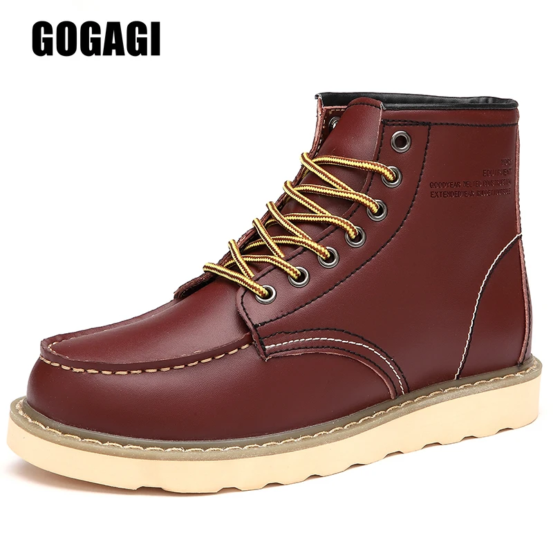 High Top Men British Style Ankle Boots Autumn Winter Warm Fur Mens Snow Boots Leather Boots Round Head Trend Plus Size 38-46
High Top Men British Style Ankle Boots Autumn Winter Warm Fur Mens Snow Boots Leather Boots Round Head Trend Plus Size 38-46